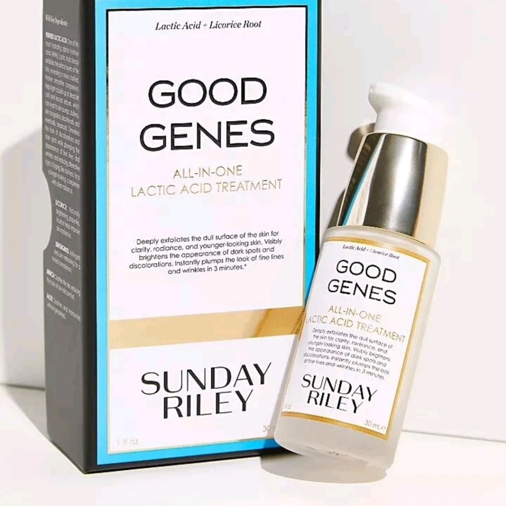 🆕️ Sunday Riley Good Genes 1 fl oz All-in-one Lactic Acid Treatment Clean Girl